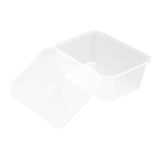 10 Pack Rectangle Reusable Food Container 1.5L