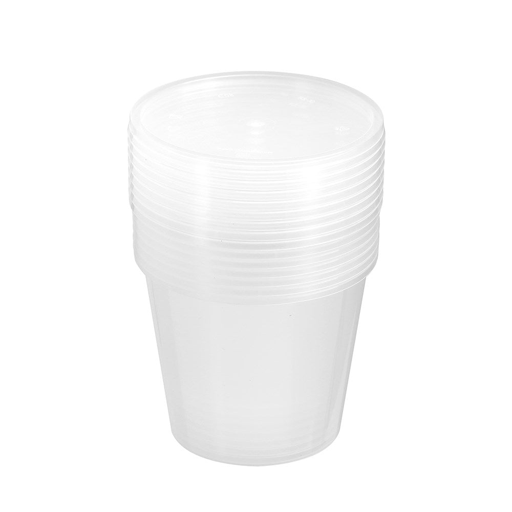8 Pack Round Reusable Food Container 700ml