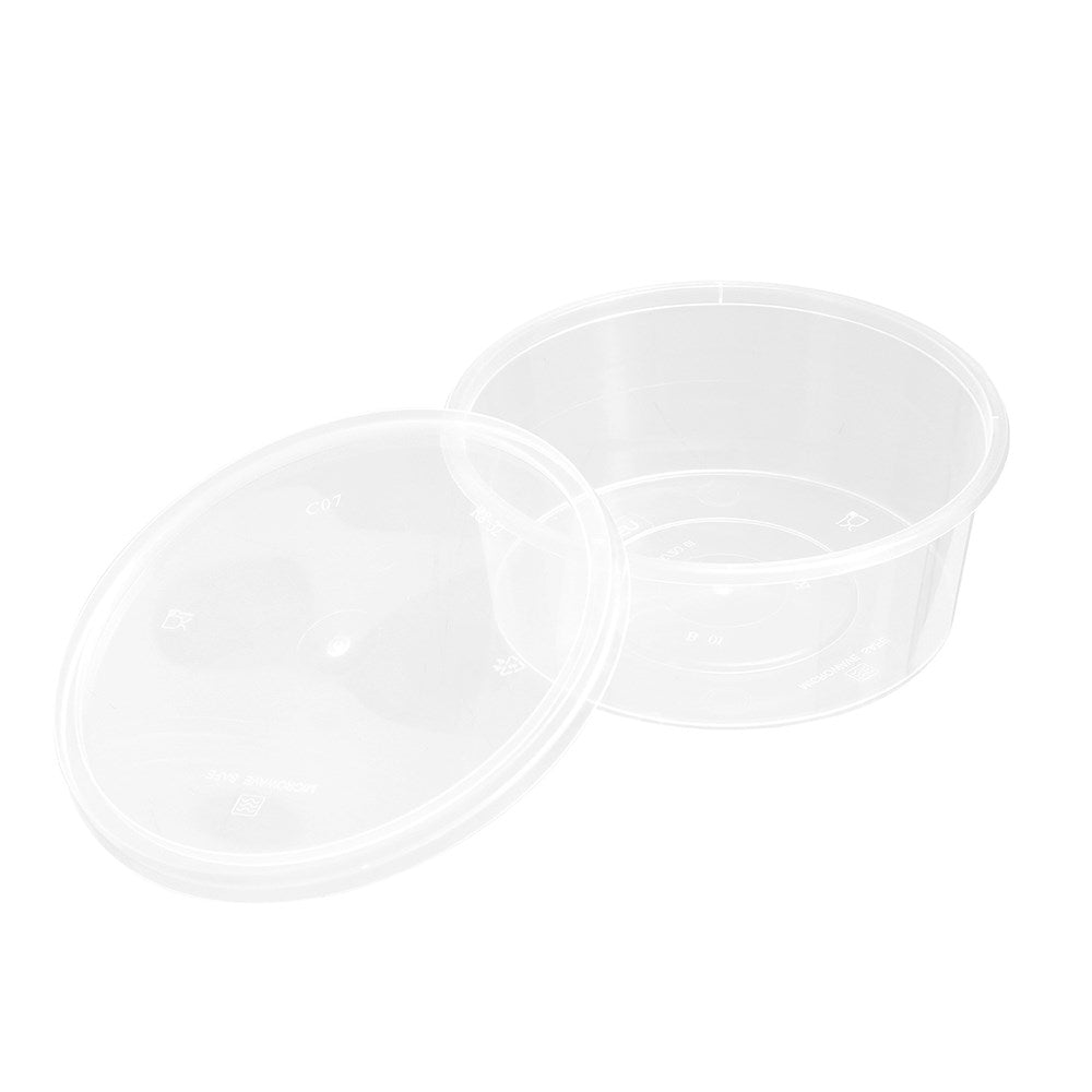 Reusable Food Container Round 300ml - 12 Pack