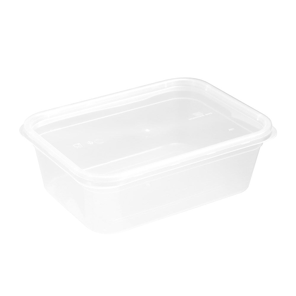 8 Pack Rectangle Reusable Food Container 2L
