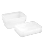 8 Pack Rectangle Reusable Food Container 2L