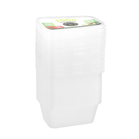 25 Pack Reusable Food Container 300ml