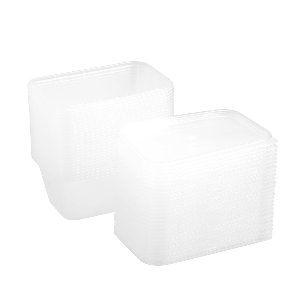 25 Pack Reusable Food Container 300ml