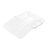 10 Pack 2 Section Reusable Food Prep Container 850ml
