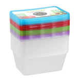 20 Pack Reusable Food Container Coloured 1L