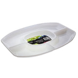 4 Section Oval Serving Platter