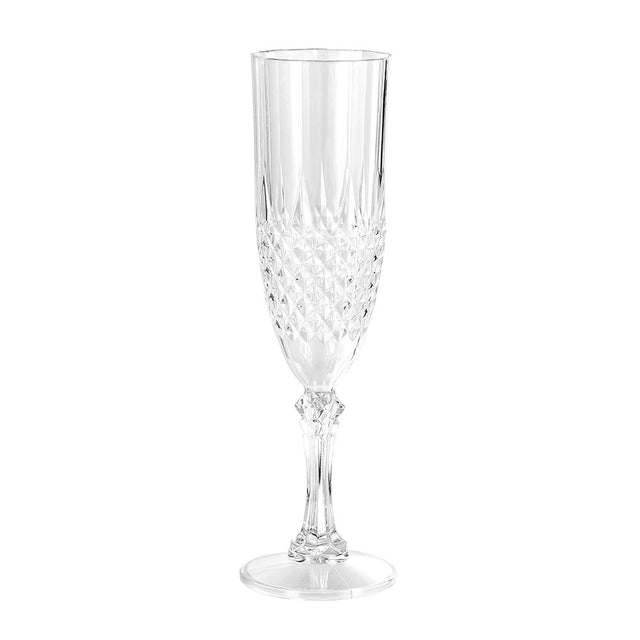 Crystal Deco Champagne Glass 230ml