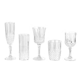 Crystal Deco Wine Glass 220ml