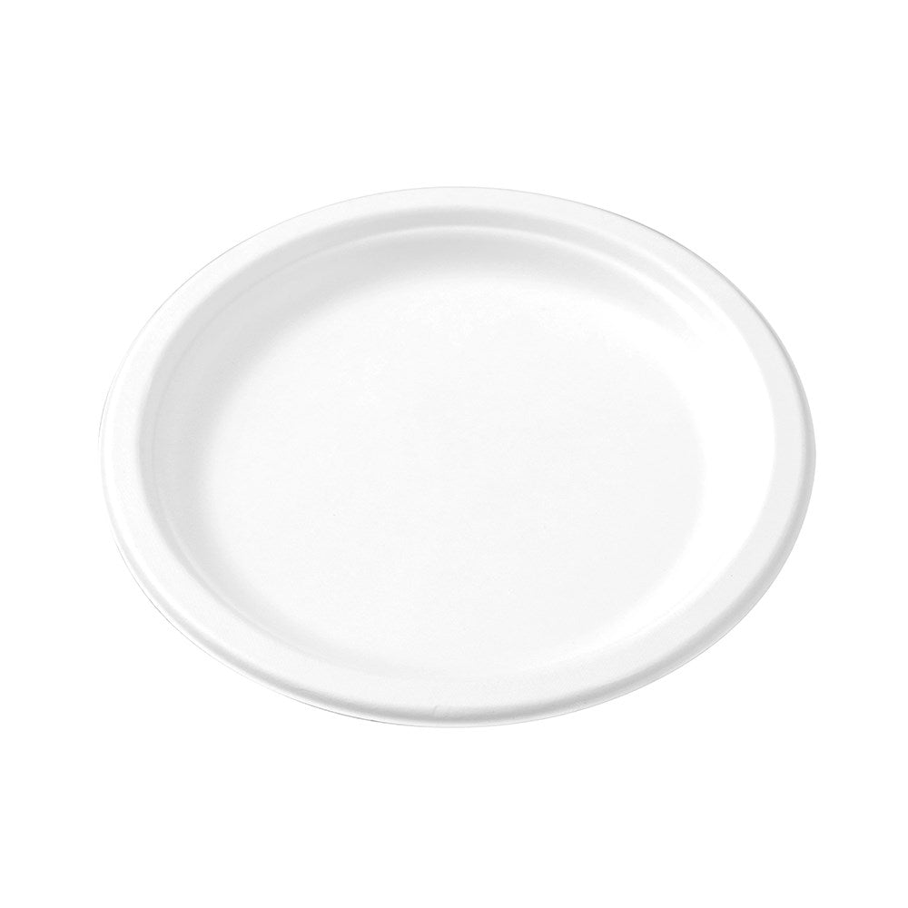 10 Pack Eco Sugarcane Dinner Plate 26cm