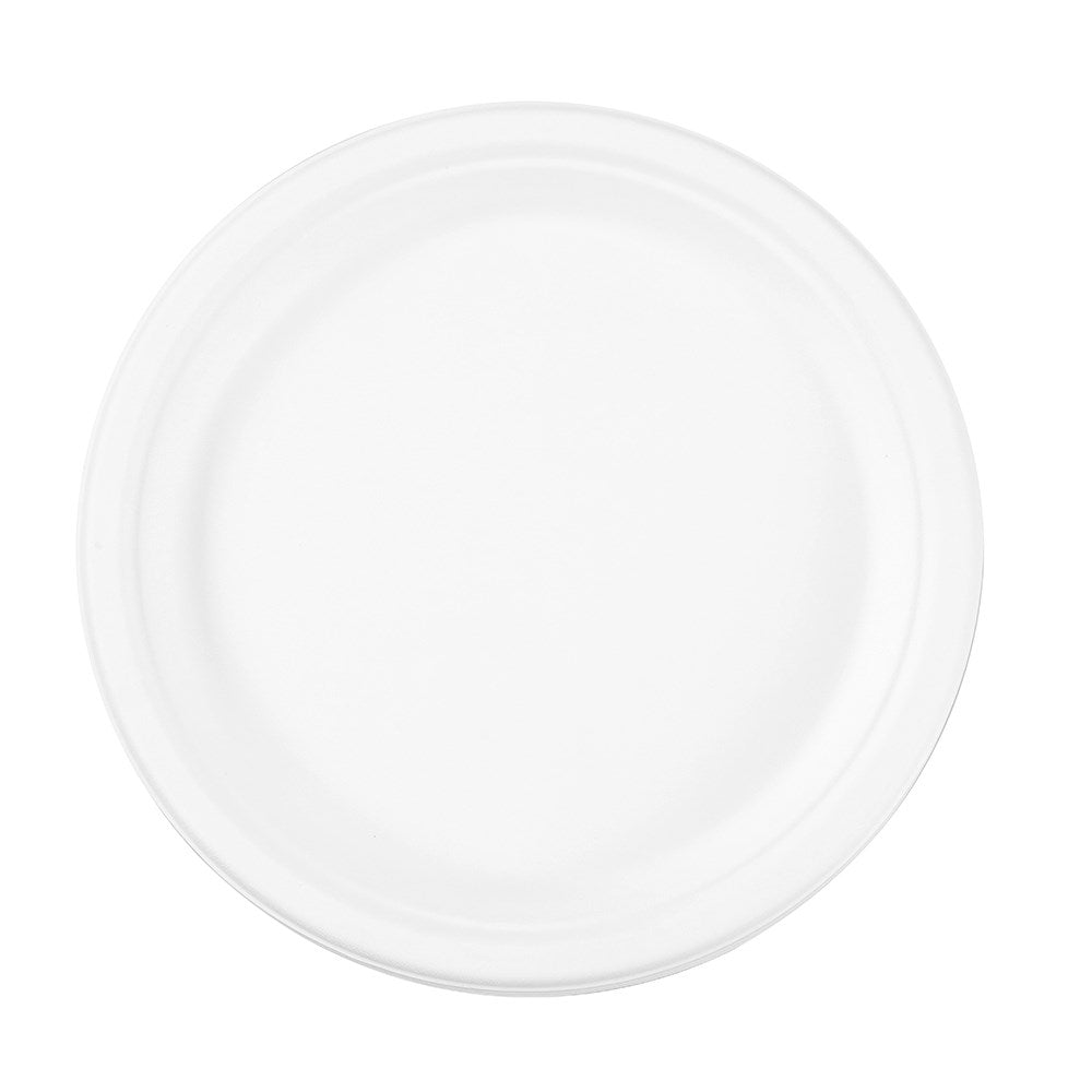 10 Pack Eco Sugarcane Dinner Plate 26cm
