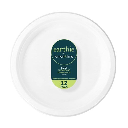 Sugarcane Dinner Plates – White
