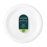 Sugarcane Dinner Plates – White 30 Pack