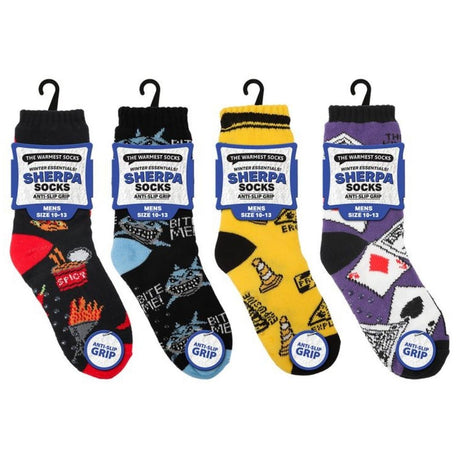 Men’s Sherpa Novelty Socks