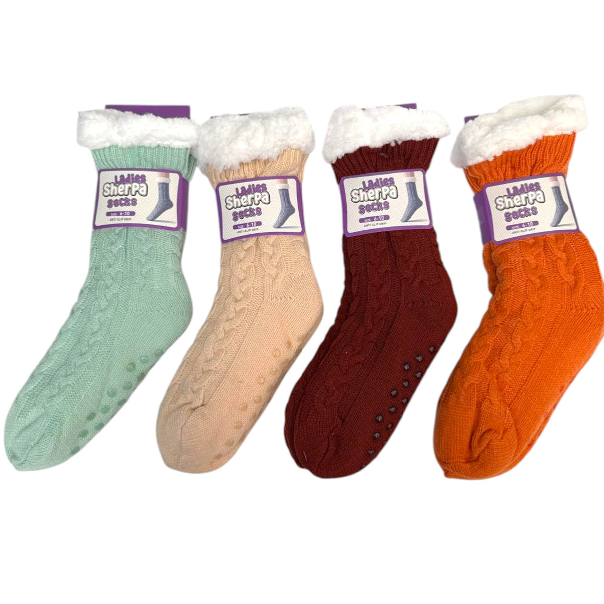 Womens Sherpa Socks Mega Mix