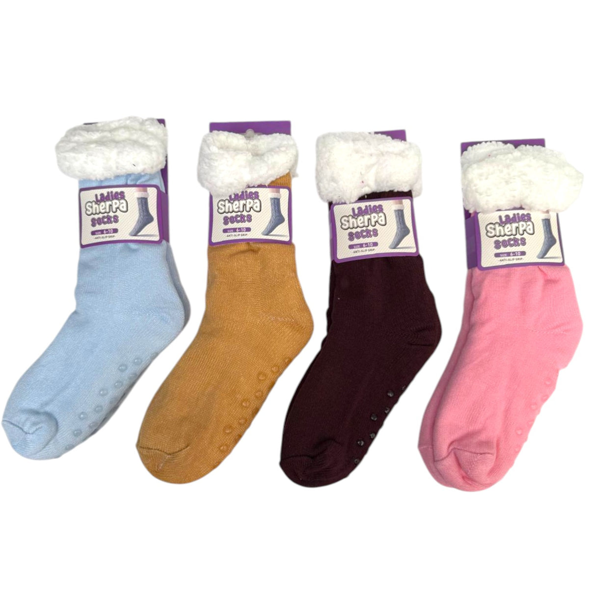 Womens Sherpa Socks Mega Mix