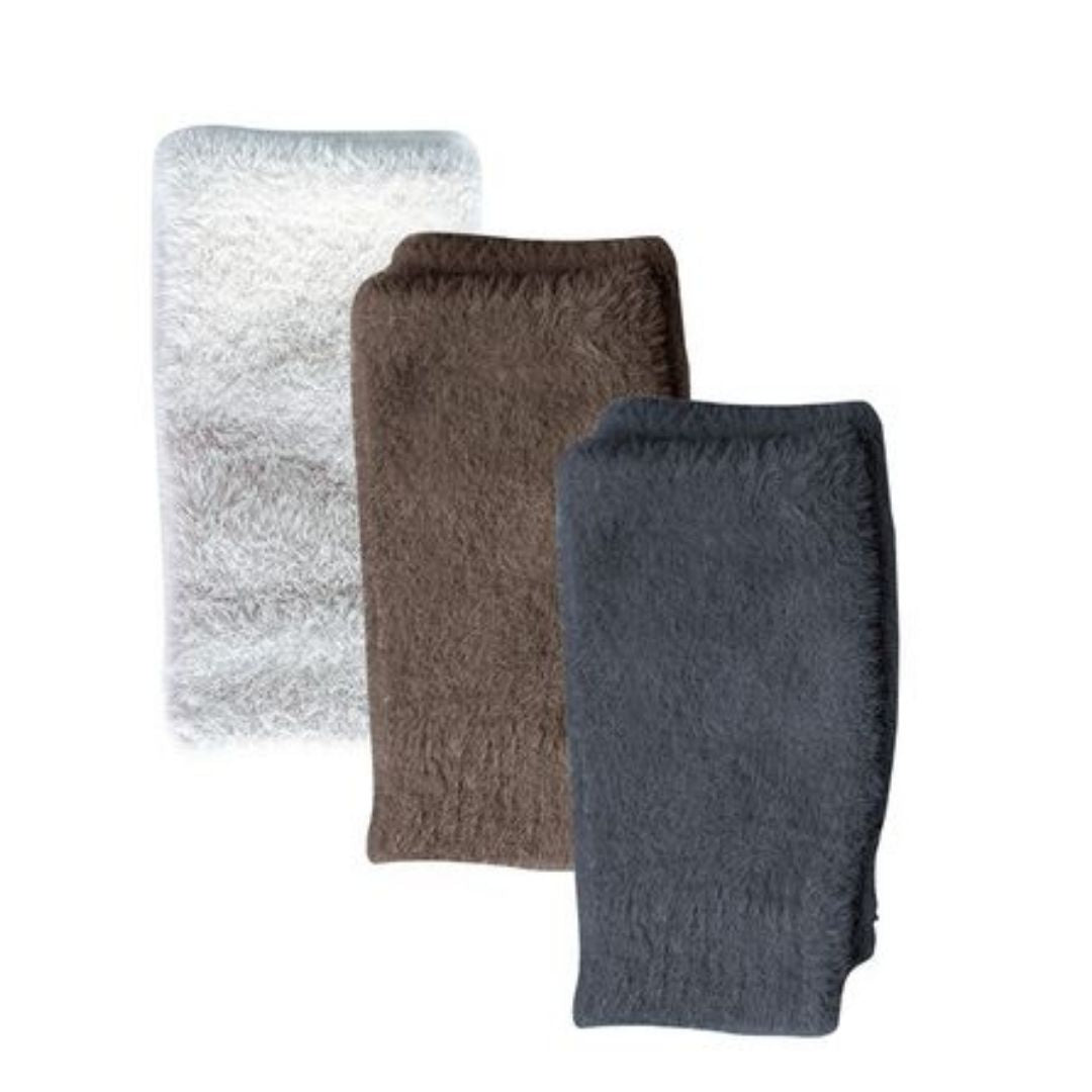 Women’s Plush Knit Fingerless Gloves