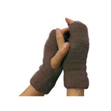 Women’s Plush Knit Fingerless Gloves