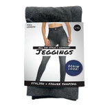 Women’s Denim Look Jeggings - 2 Colours