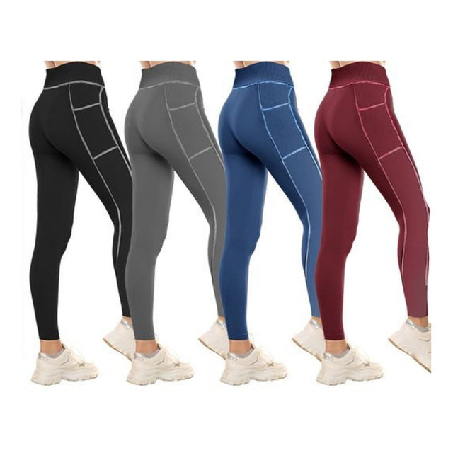 Women’s Body Sculpt Leggings with Pockets - 4 Colours