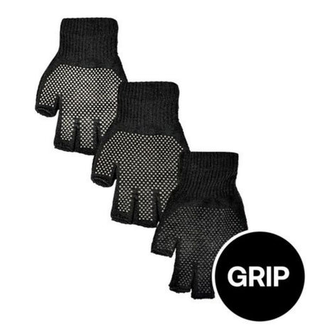 Adult Grip Fingerless Gloves