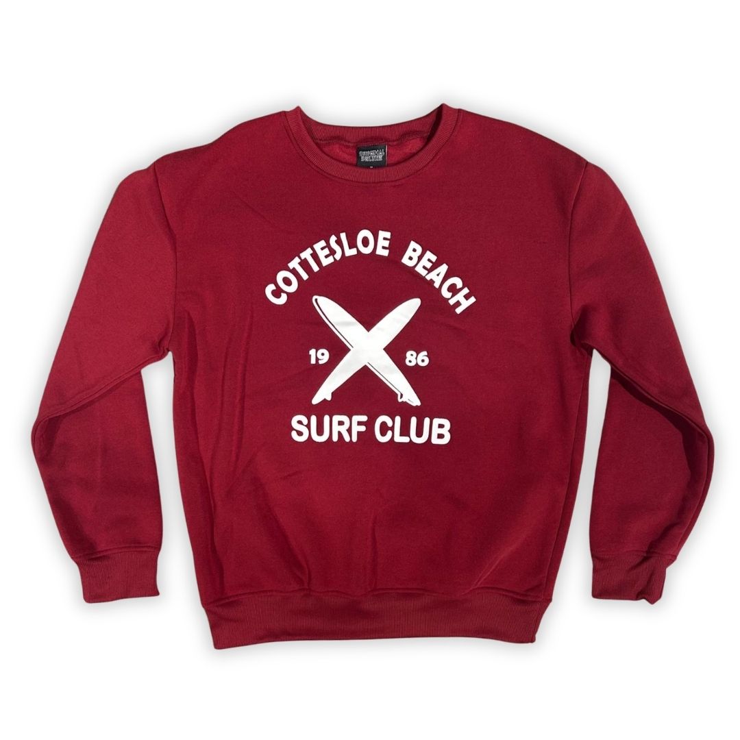 Cottesloe Beach Print Crew Neck Jumper - 3 Colours