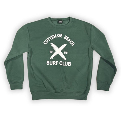 Cottesloe Beach Print Crew Neck Jumper - 3 Colours