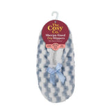 Check Print Footlet Slippers