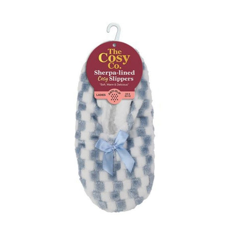 Check Print Footlet Slippers