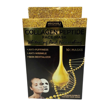 Face Mask - Collagen Peptide Whitening & Nourishing Treatment 10 Pack