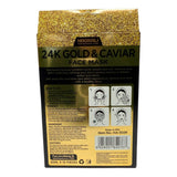 Face Mask - 24K Gold & Caviar Firming Treatment 10 Pack
