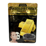 Face Mask - 24K Gold & Caviar Firming Treatment 10 Pack