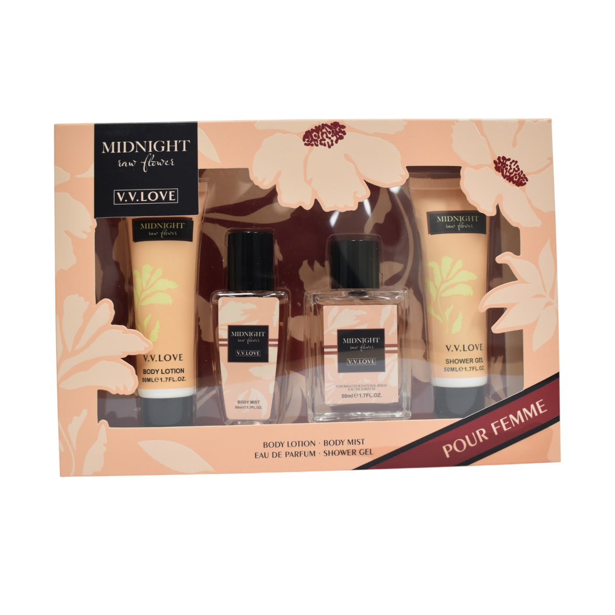 Perfume Gift Pack 4 Piece Set - Midnight