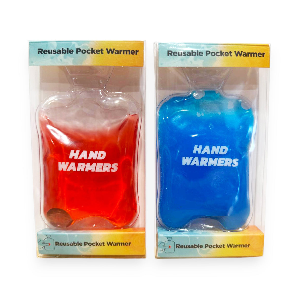 Gel Pocket Warmer Bottles - 4 Designs