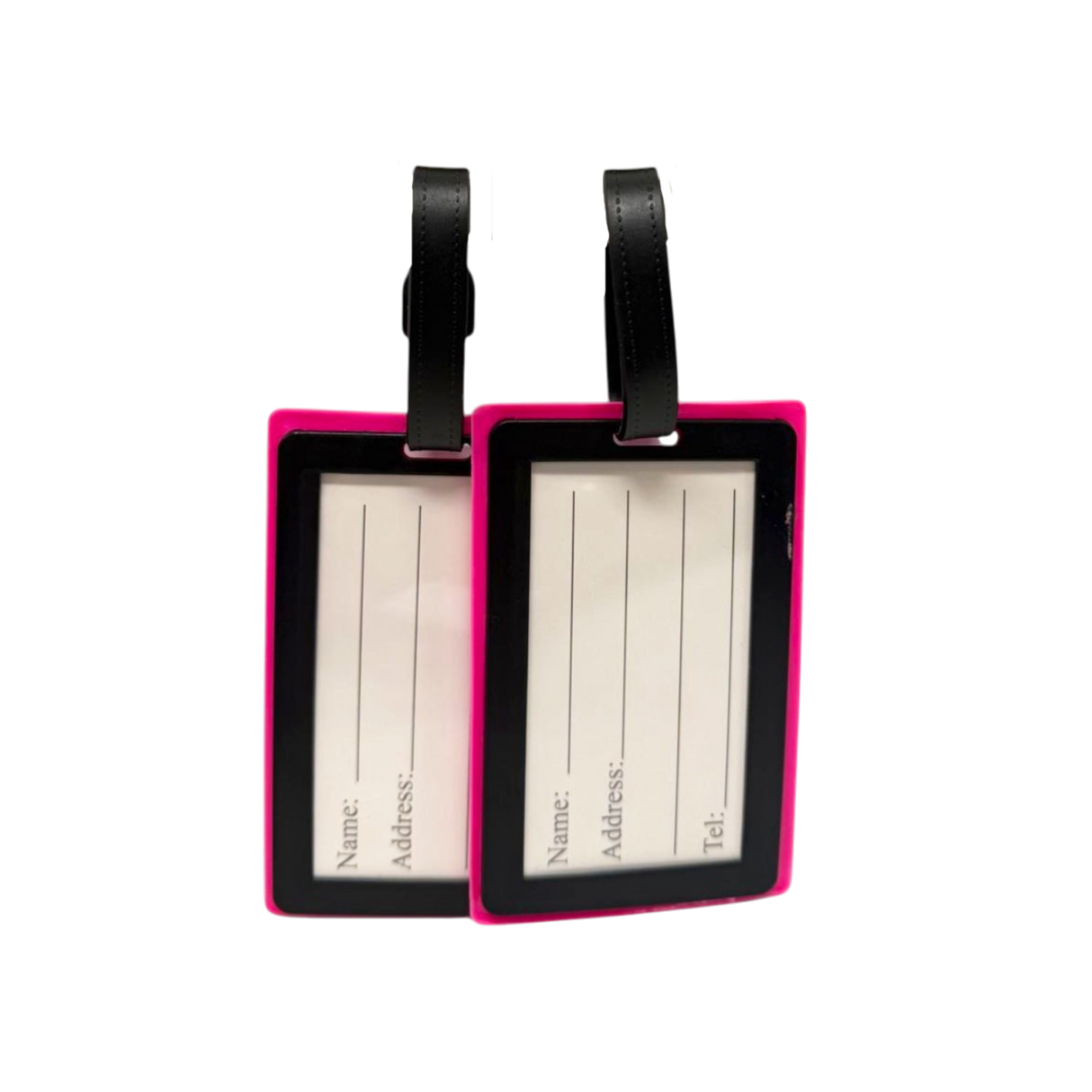 Silicone Luggage Tags Pk 2