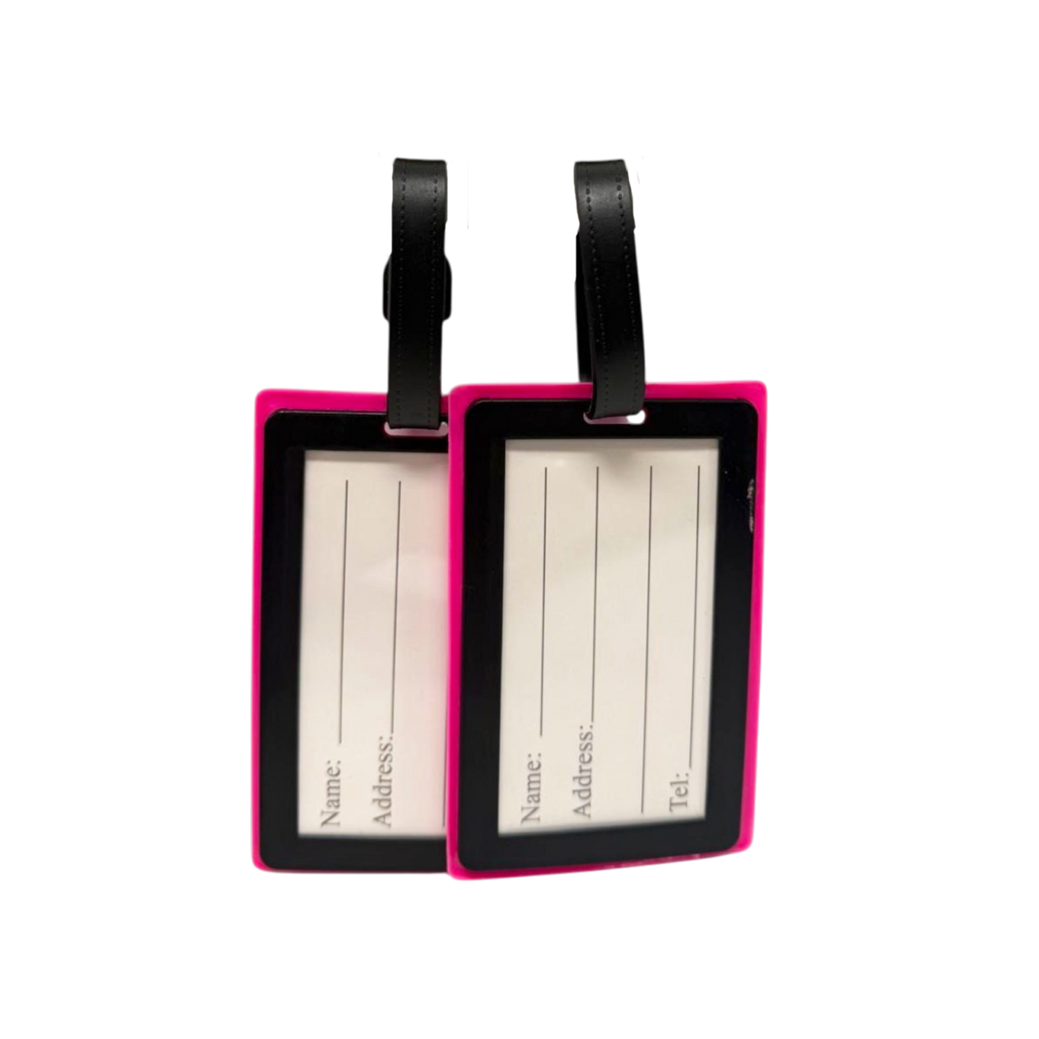 Silicone Luggage Tags Pk 2