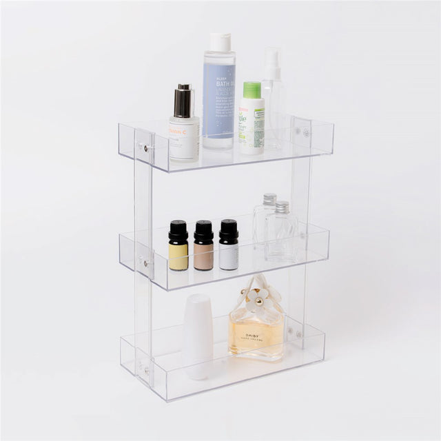 Crystal 3 Tier Shelf 25 x 12.5 x 33cm