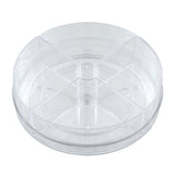 Crystal Round Turntable With 4 Bins 23.5cm