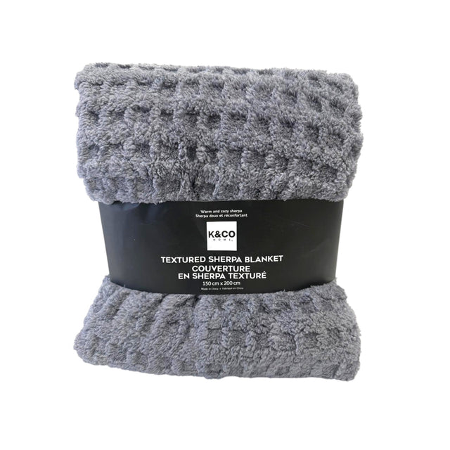 Jacquard Sherpa Blanket