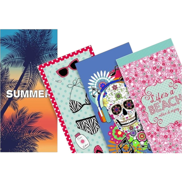 Beach Towel 70 x 150cm - 4 Designs