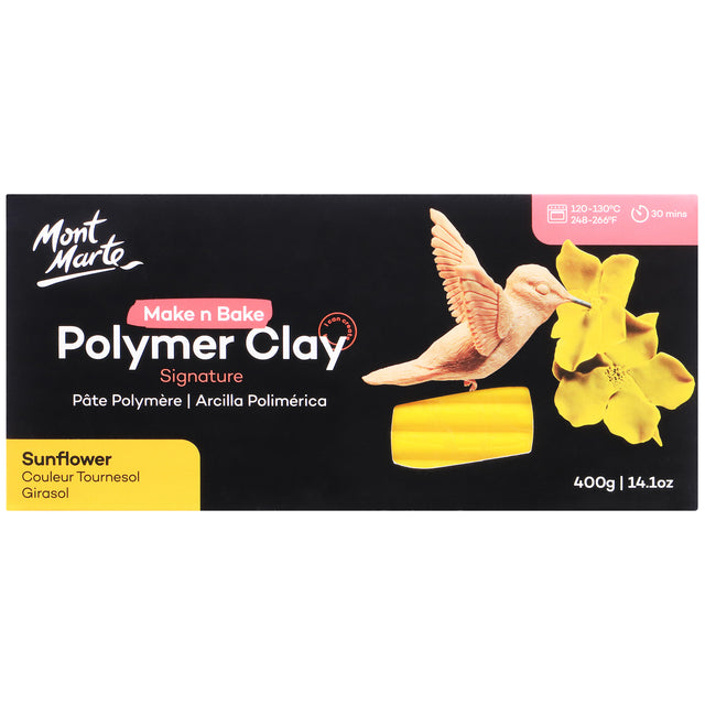 400g Polymer Clay - Sunflower - Mont Marte