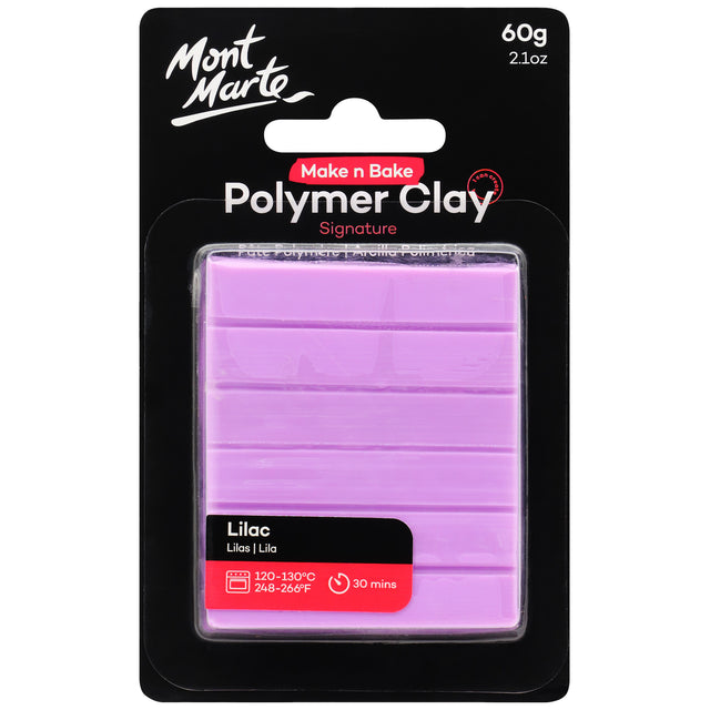 60g Polymer Clay - Lilac - Mont Marte