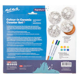 DIY Colour-In Coaster Kit - 7 Piece