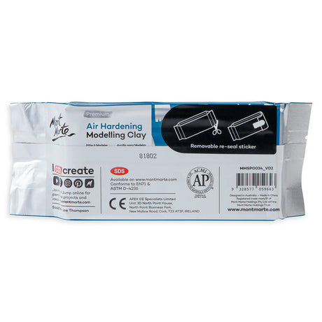 Air Hardening Modelling Clay Grey 500g