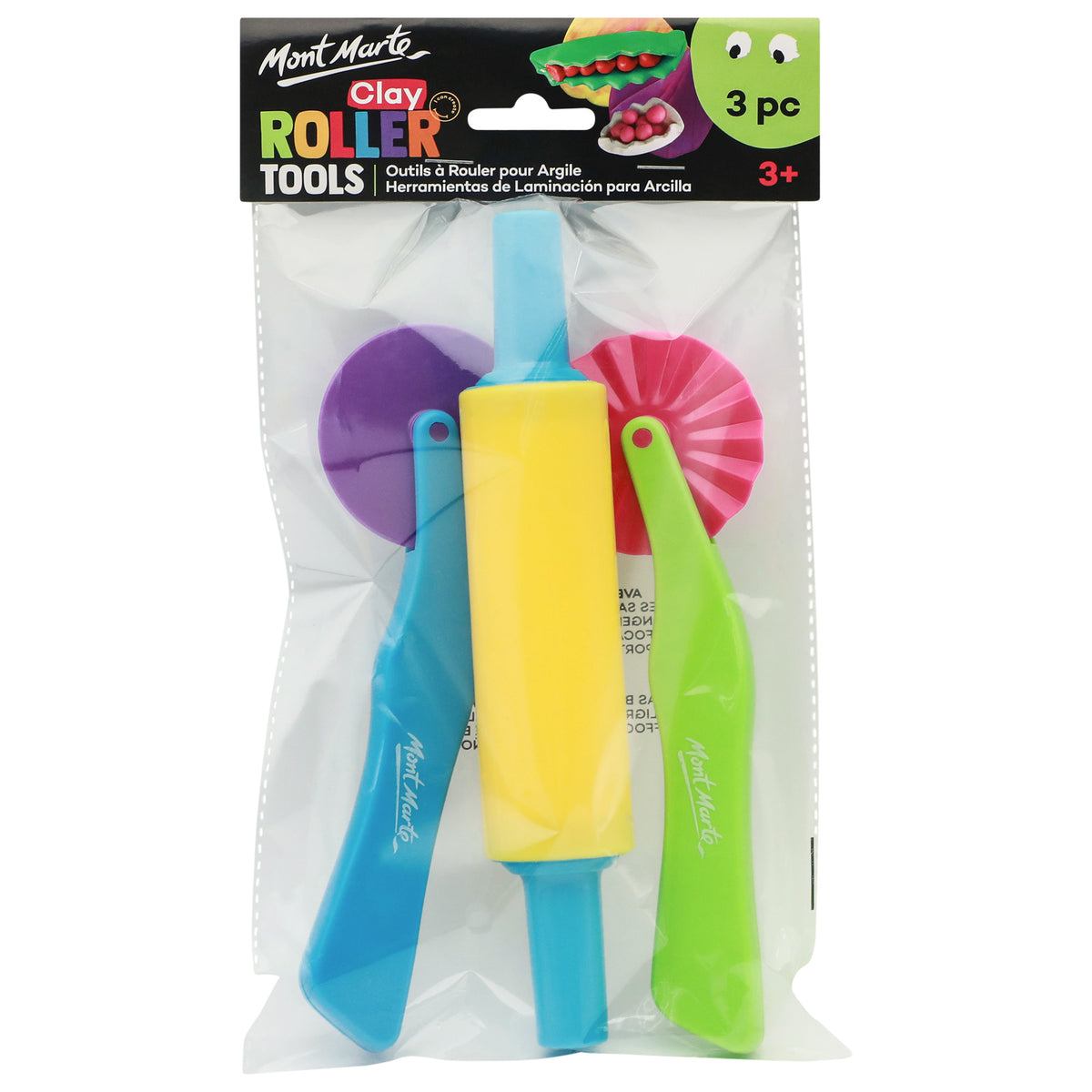 3 Piece Clay Roller Tool Set - Mont Marte