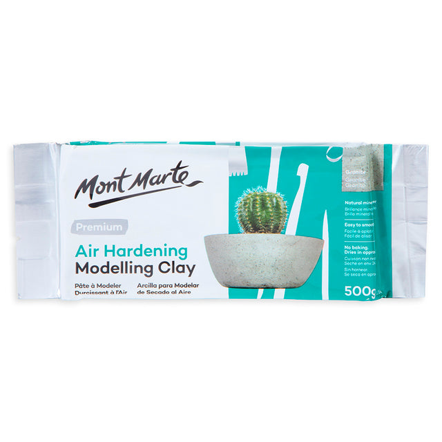 Air Hardening Modelling Clay Premium 500g - Granite - Mont Marte
