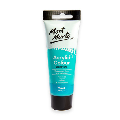 Acrylic Paint Turquoise 75ml - Mont Marte