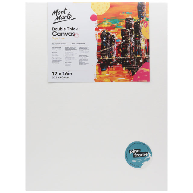 Double Thick Studio Canvas 30.5 x 40.6cm - Mont Marte