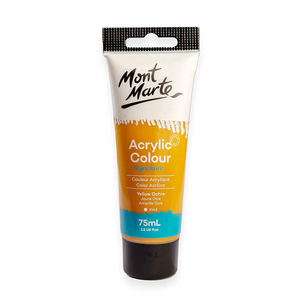 Acrylic Paint Yelllow Ochre 75ml