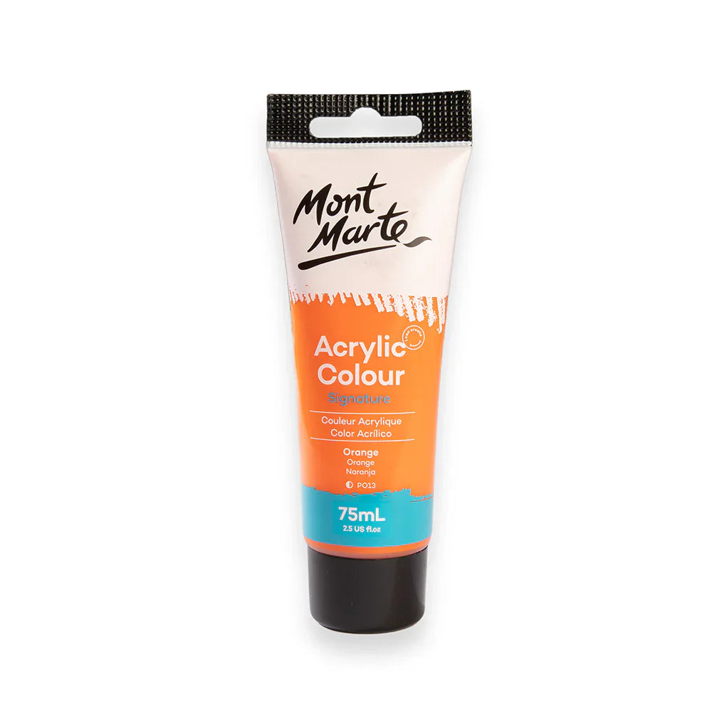 Acrylic Paint Orange 75ml