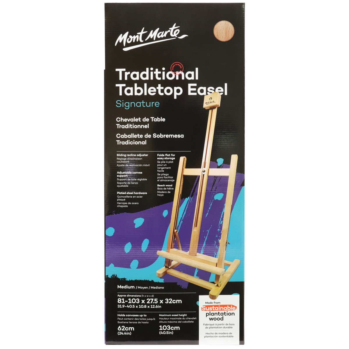 Traditional Tabletop Easel - Medium - Mont Marte